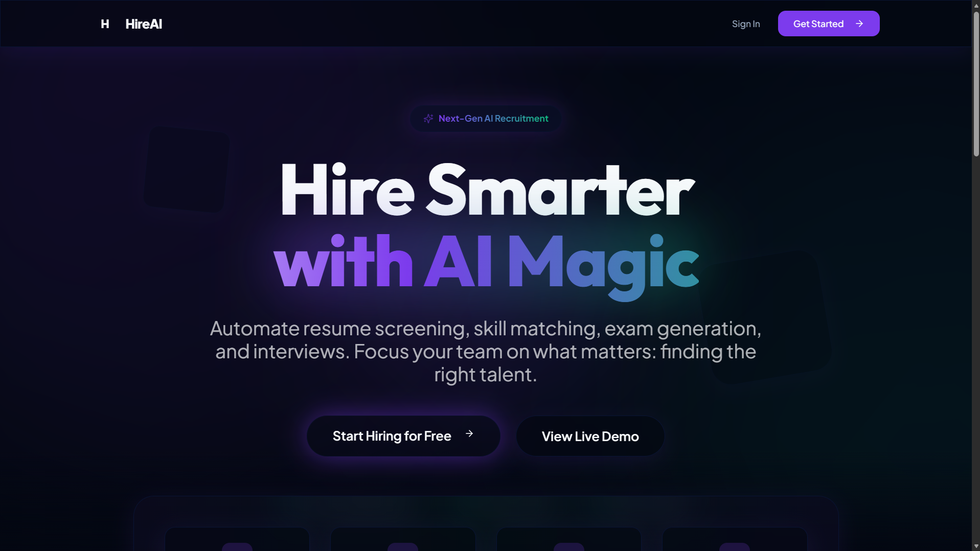 HR Intelligence & Interview Automation